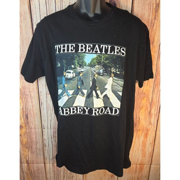 The Beatles Abbey Road Women's T-Shirt XLBlack - Picture 1 of 6